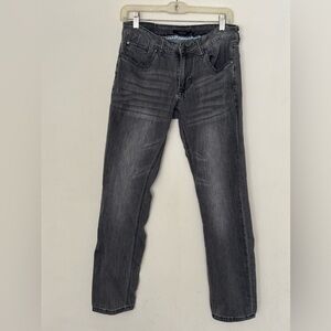 Tahari Men's Dark Gray Straight Jeans Size W 32 L 30